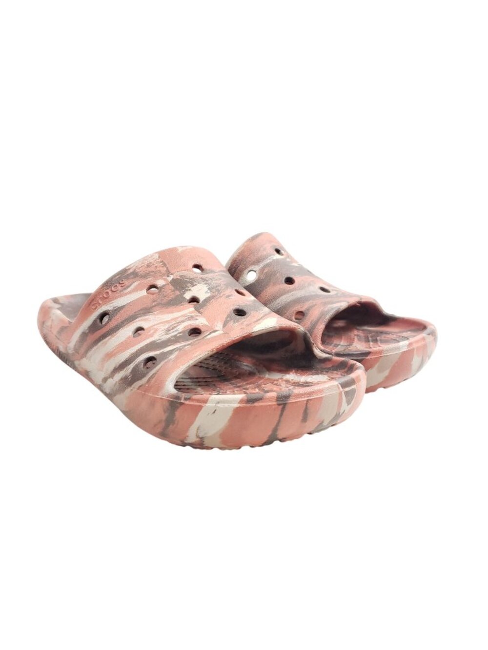 Crocs Classic Marbled Slides Camo Print Unisex Size M5/W7